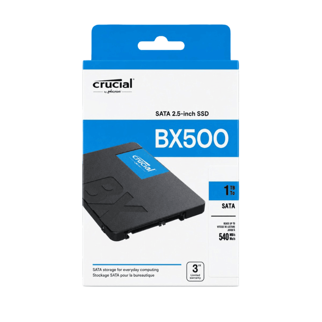 Disco Duro Sólido SSD Crucial BX500 1TB 1000GB SATA 2.5"
