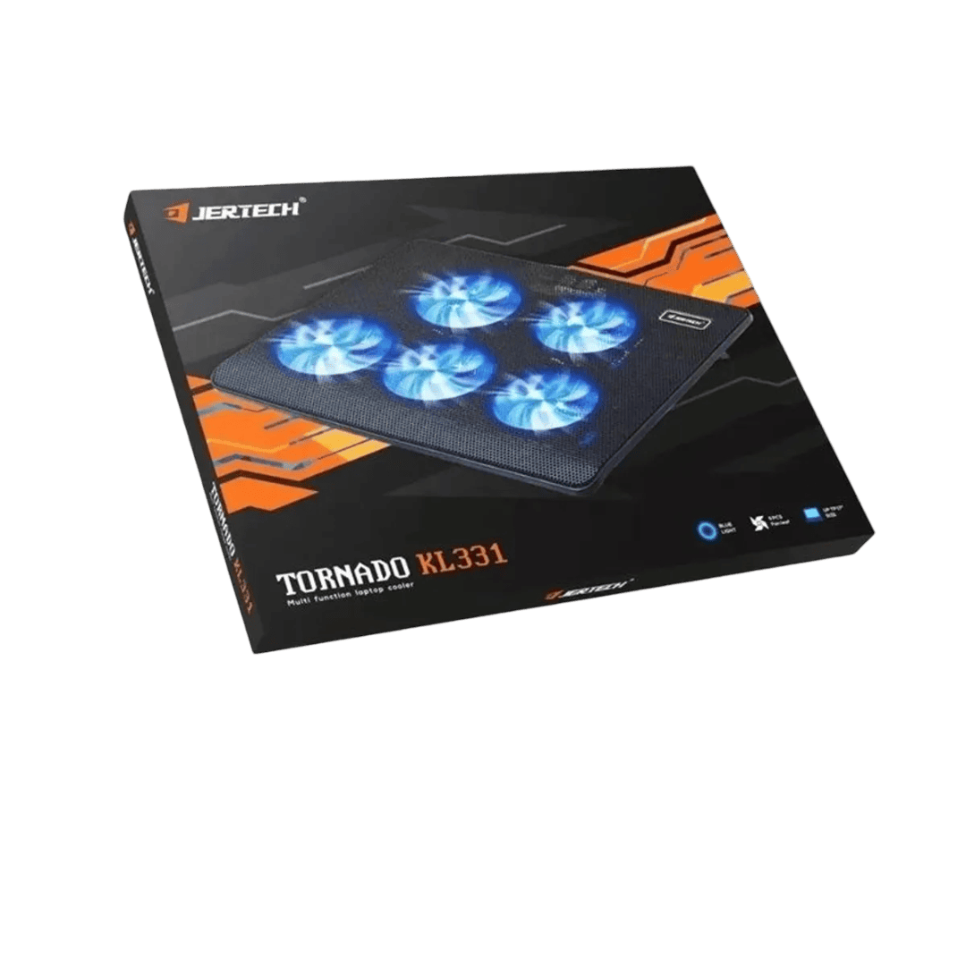 Base Refrigerante Jertech KL331 Tornado 5 Ventiladores