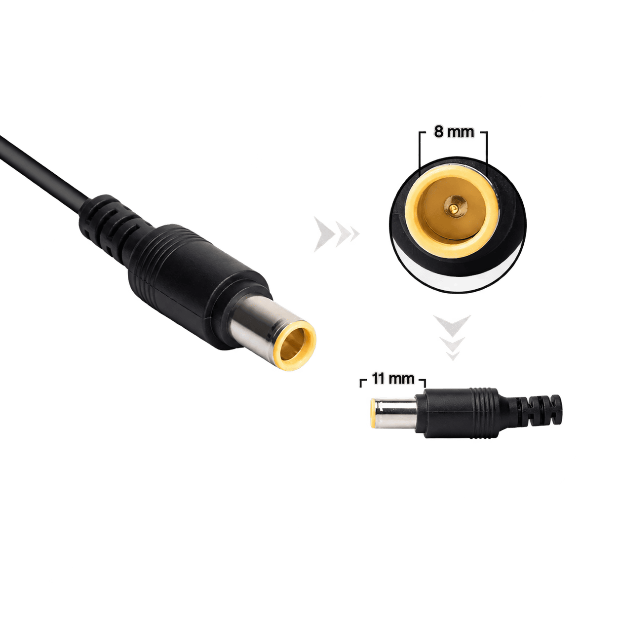 Cargador MTX para Portátil Lenovo 20V 3.25A 65W Punta Aguja 7.9 x 5.5 mm - Imagen de 2