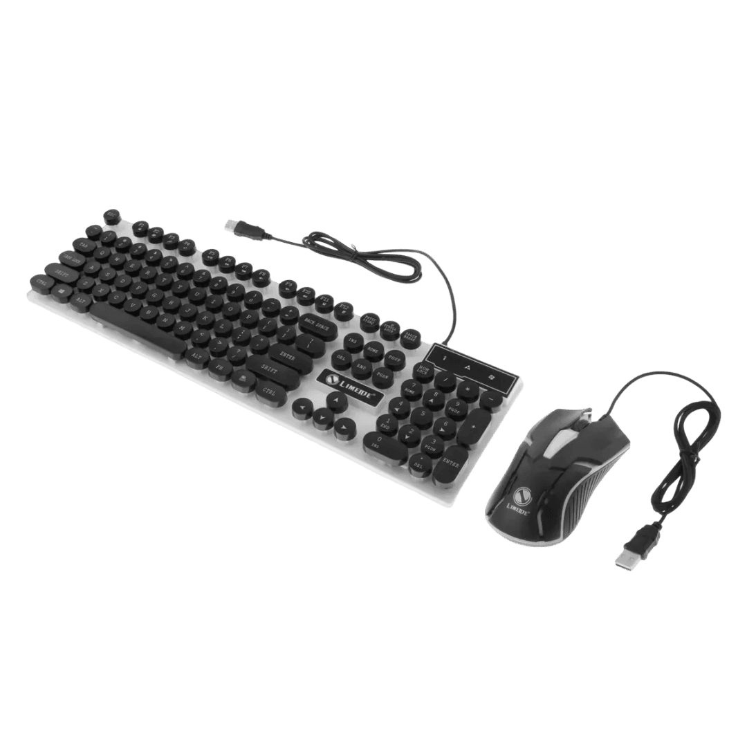 Combo Teclado y Mouse Gamer LIMEIDE GTX300 RGB Alámbrico USB