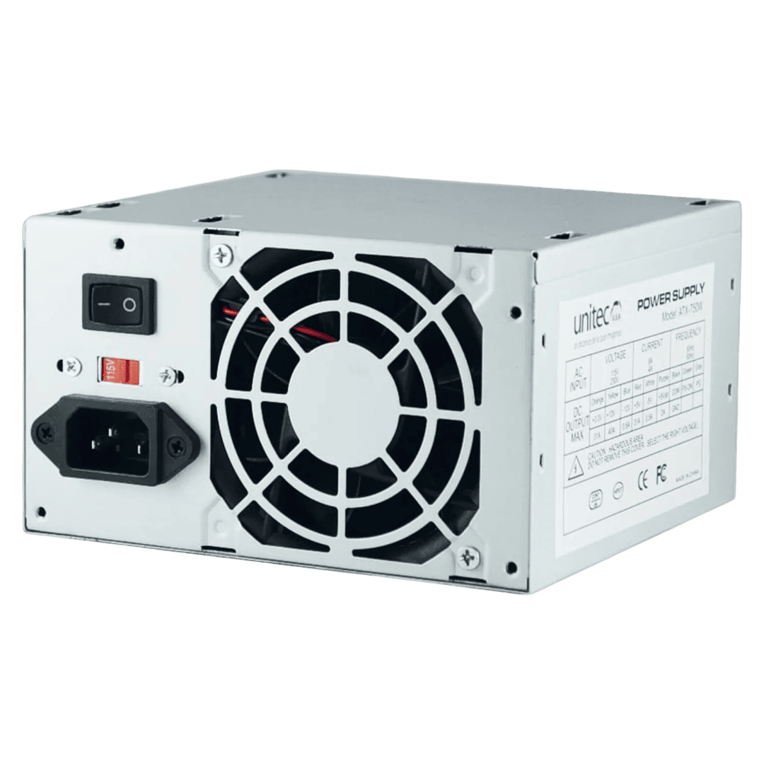 Fuente de Poder Unitec ATX-750W para PC - Imagen de 2