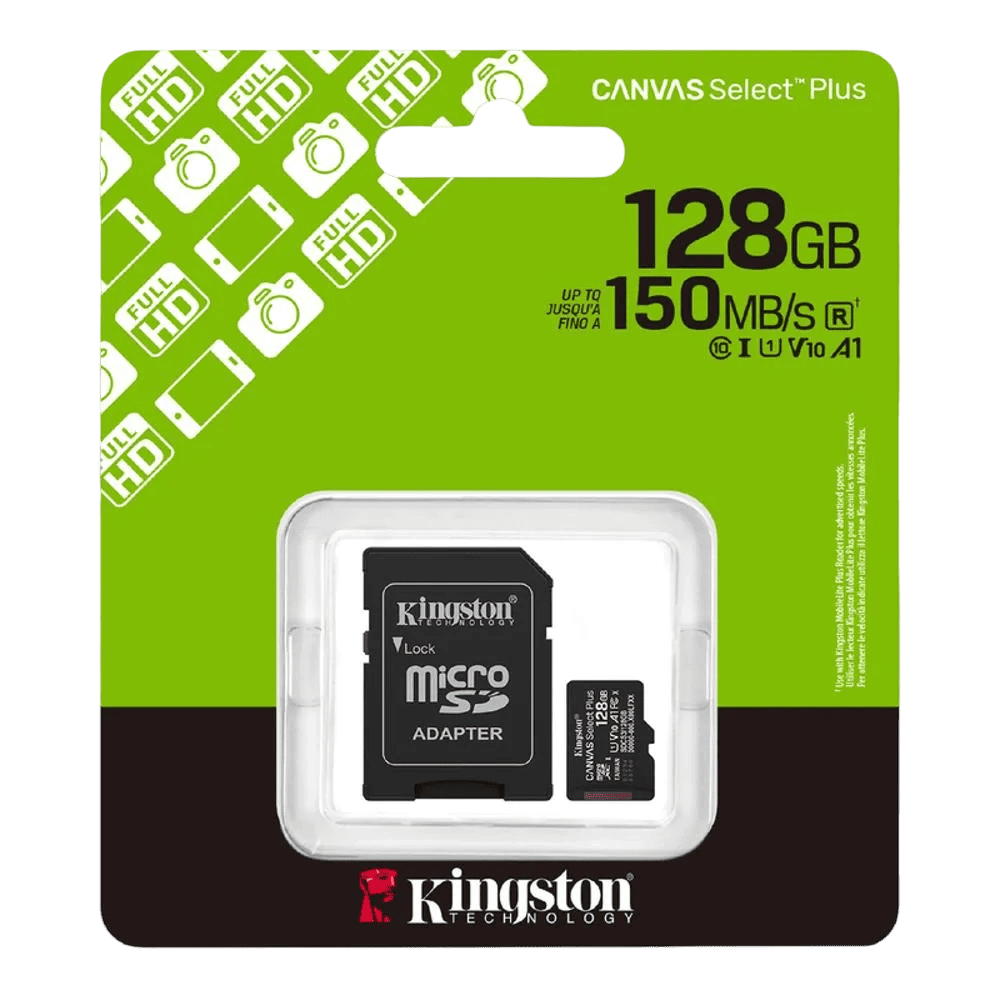 Memoria MicroSD Kingston Canvas Select Plus 128GB 150MB/s