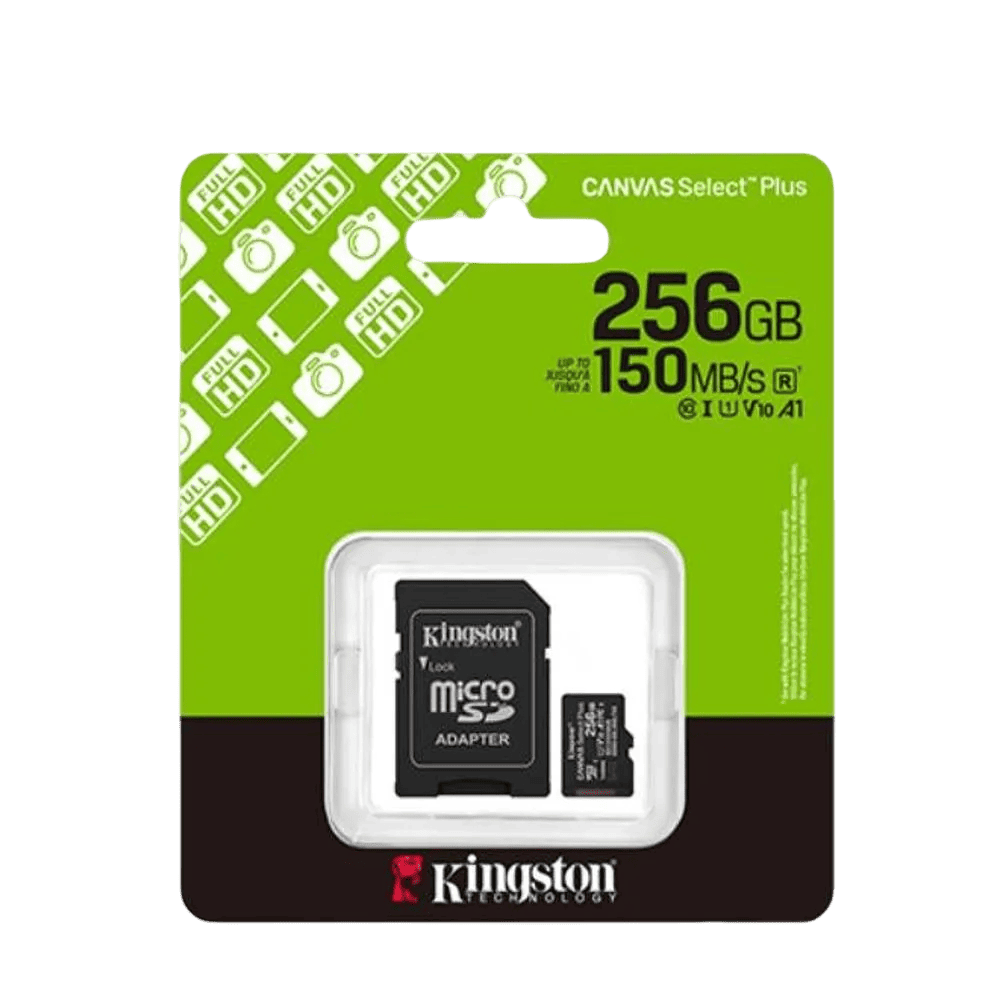 Memoria MicroSD Kingston Canvas Select Plus 256GB 150MB/s