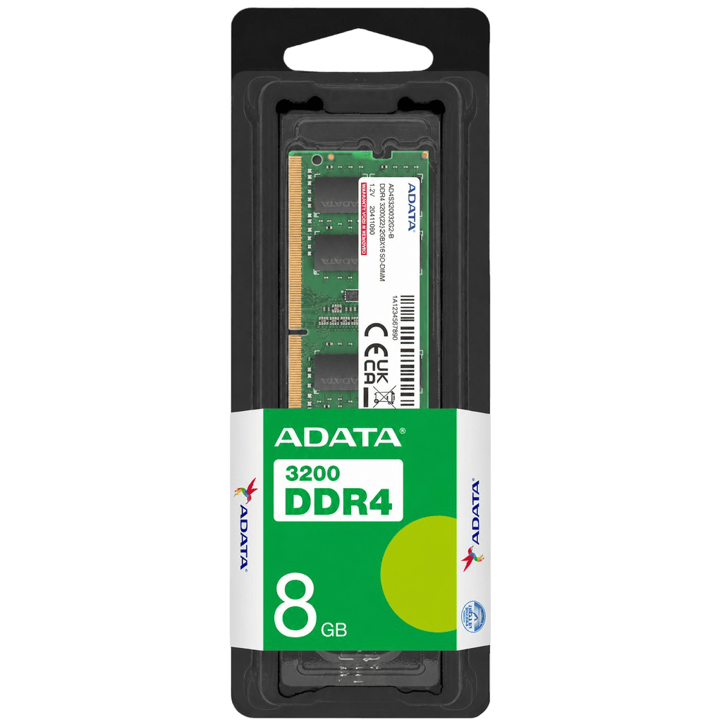 Memoria RAM ADATA DDR4 8GB 3200MHz SO-DIMM para Portátil