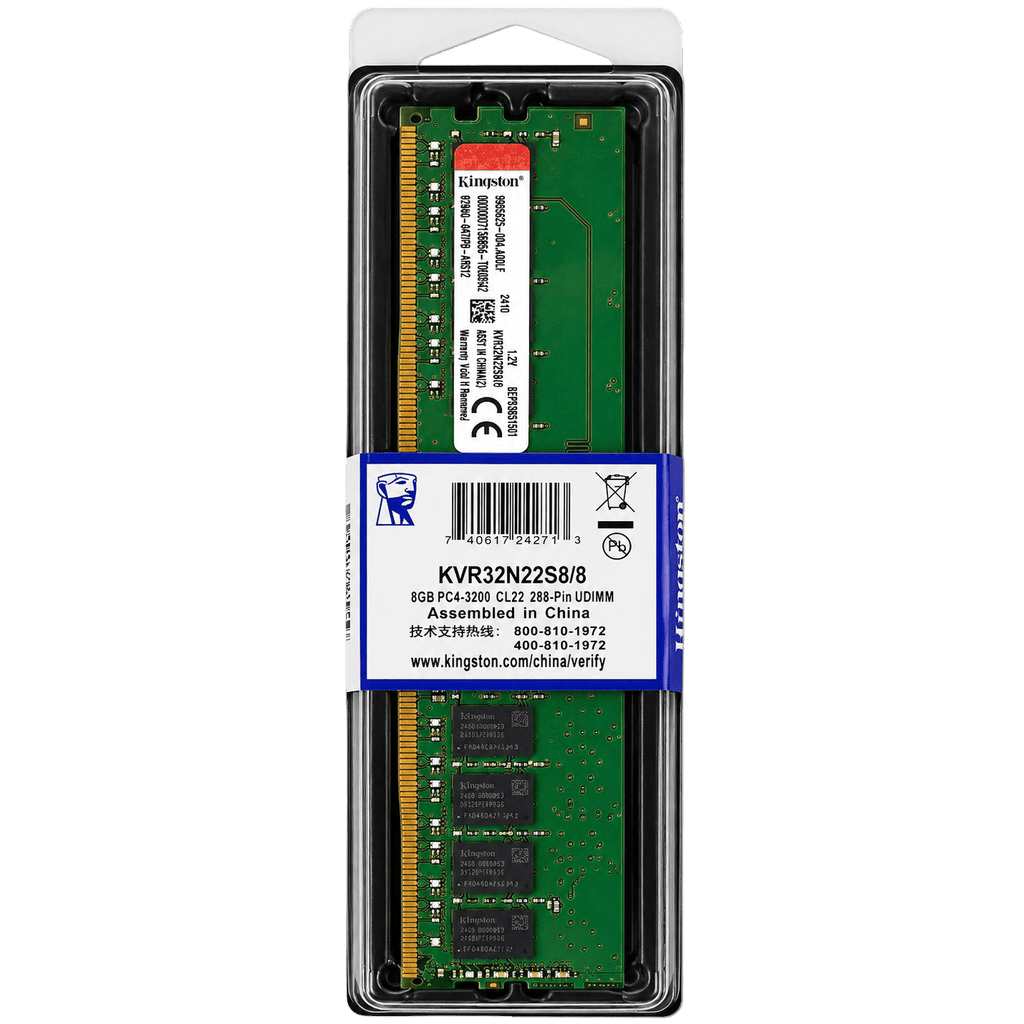 Memoria RAM Kingston 8GB DDR4 3200MHz para Escritorio