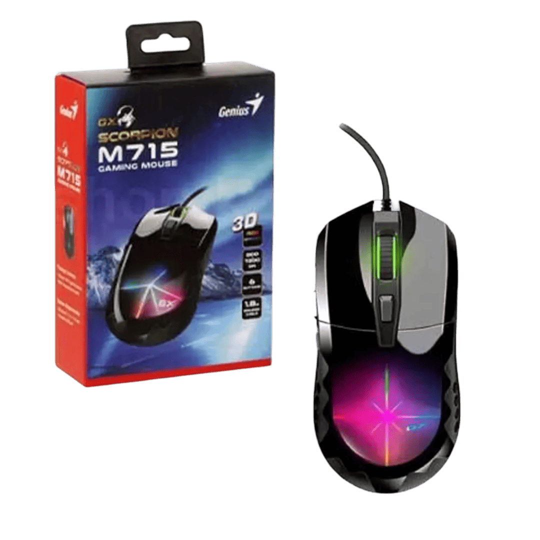 Mouse Gamer Genius Scorpion M715 RGB