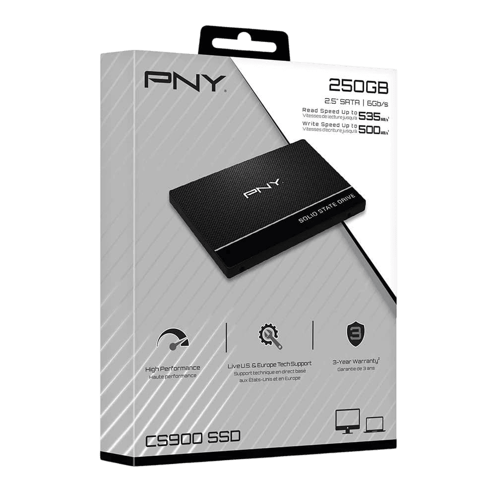 Disco Duro Sólido SSD PNY CS900 250GB SATA 2.5"