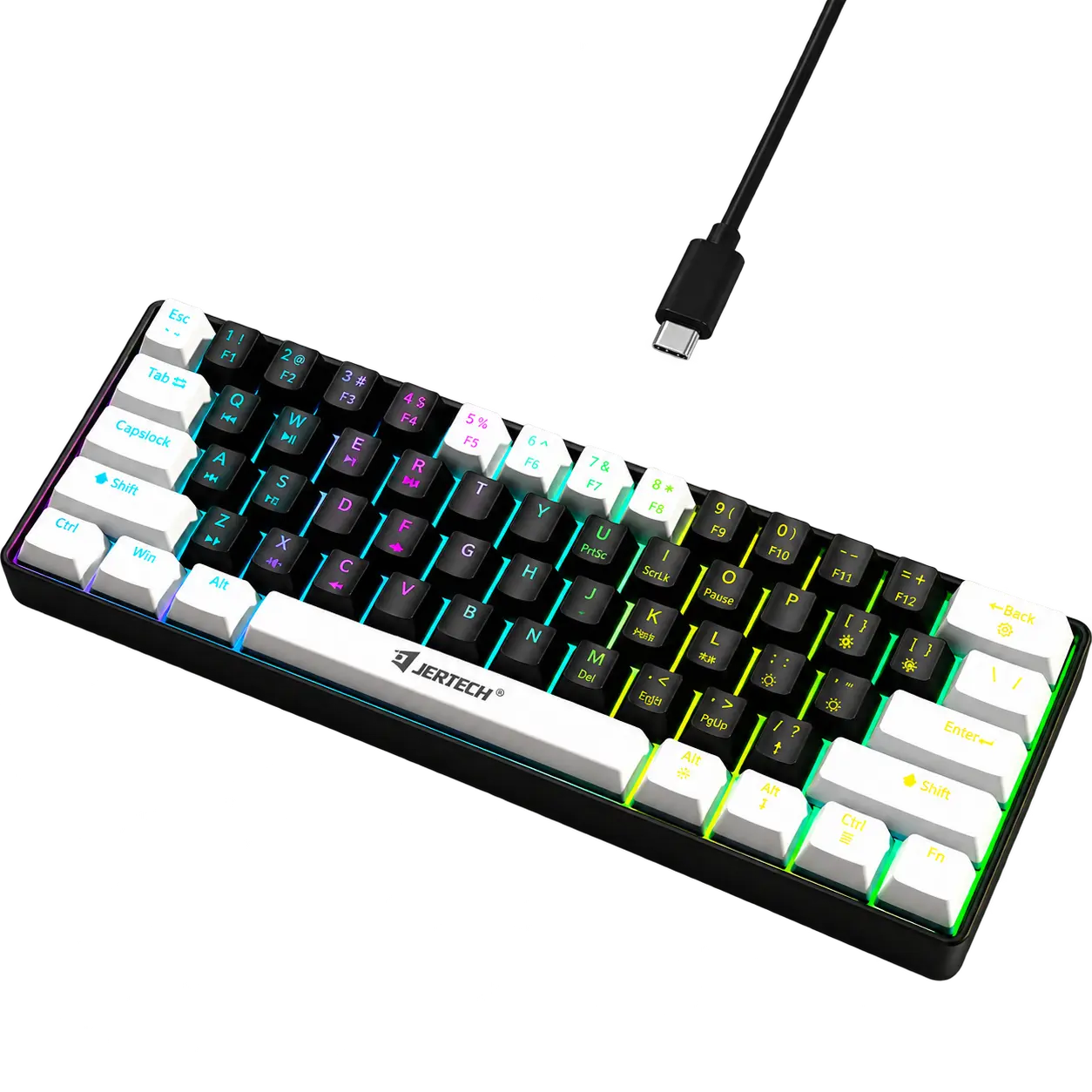 Teclado Mecánico Gamer Jertech JK540 RGB Mini