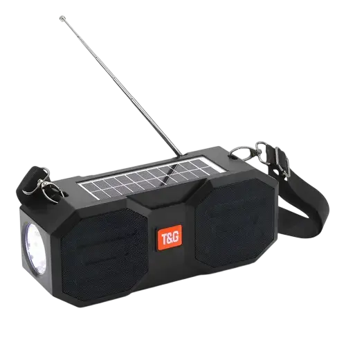 Parlante Bluetooth T&G TG-634 Portátil 10W con Radio FM, USB y MicroSD